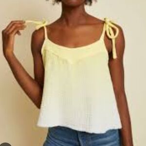 Nation LTD Soft Yellow Tie-Strap Camisole